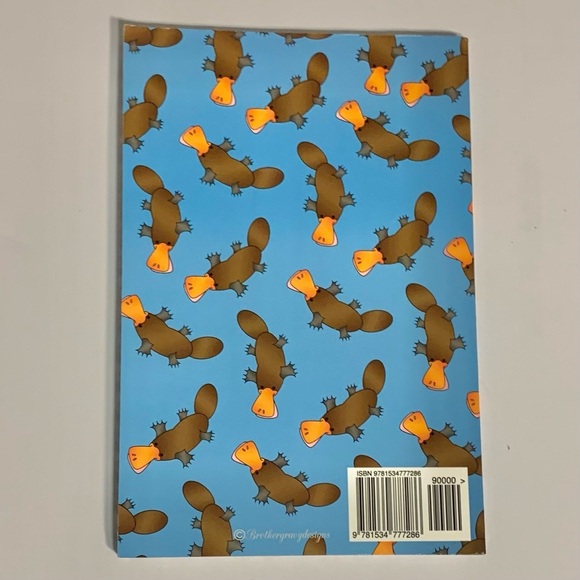 Platypus Pattern Journal, [NEW] Blue - Picture 4 of 6